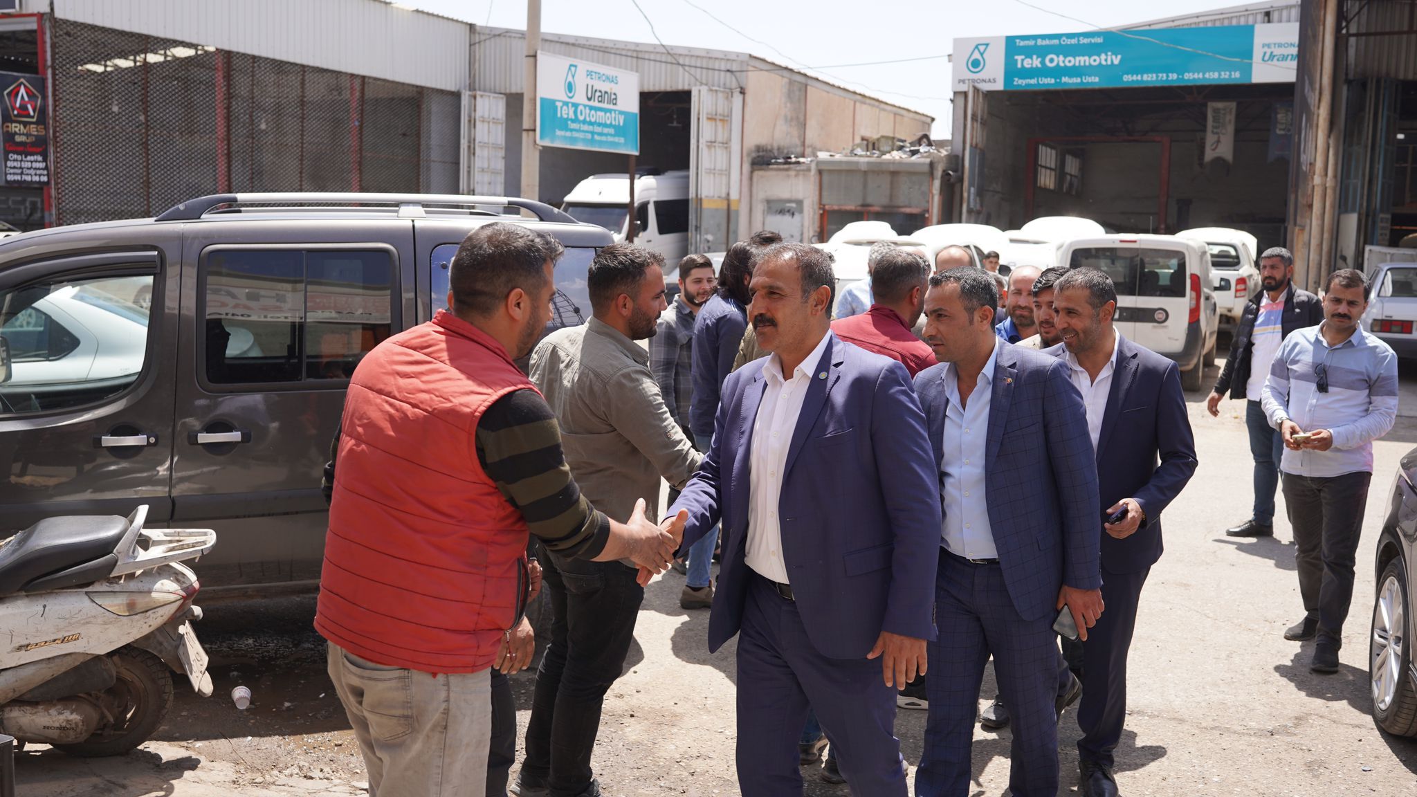 Yetim, sanayi esnafının taleplerini dinledi