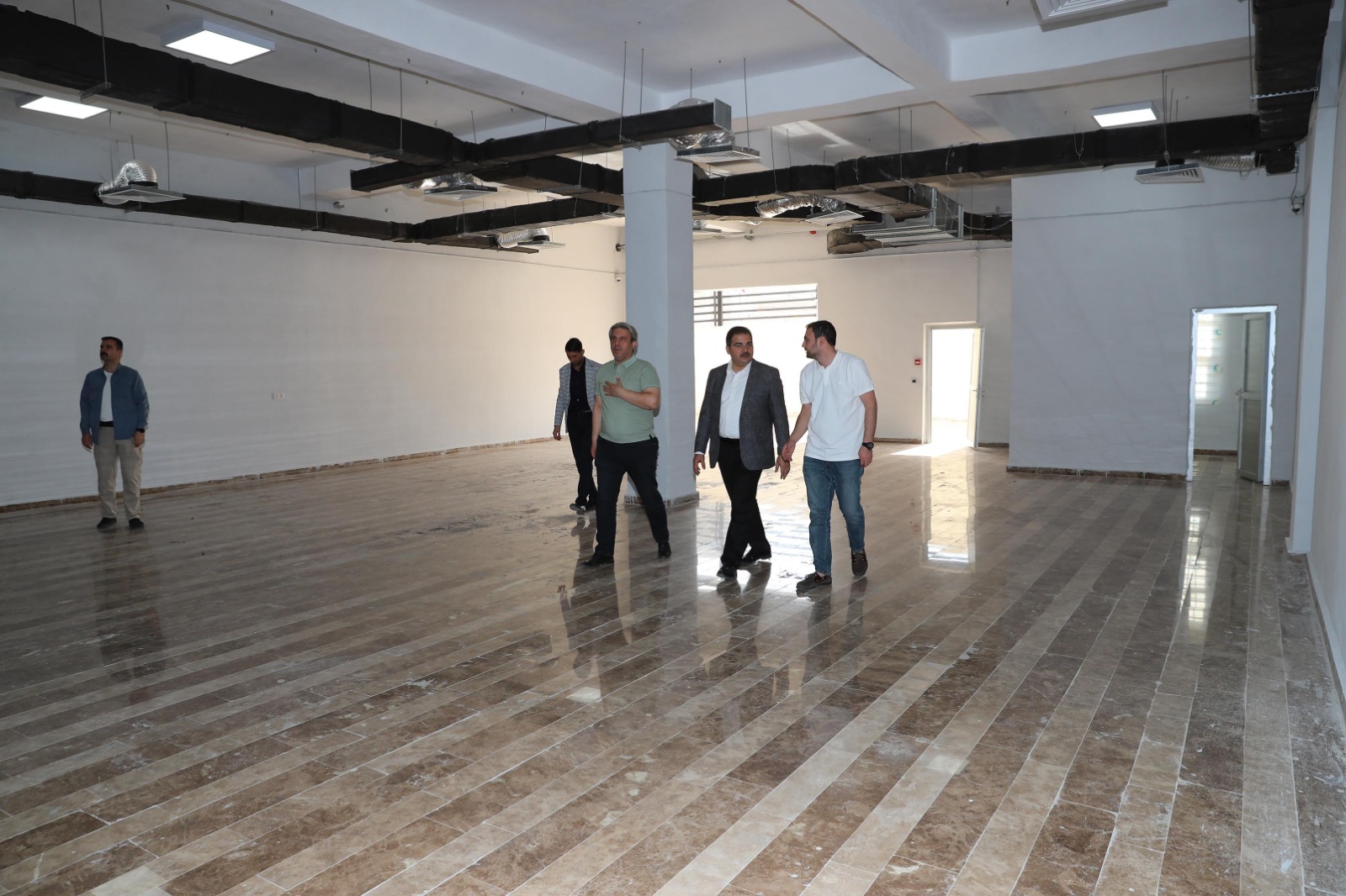 Haliliye'de 10 dönümlük alana yapılan komplekste sona gelindi