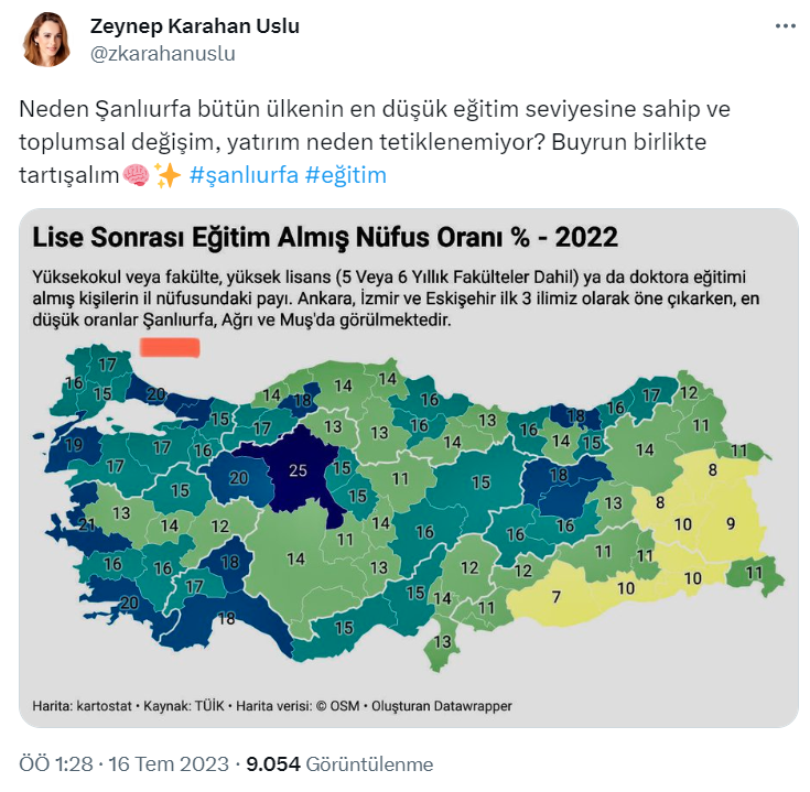 Şanlıurfa'nın eğitim sorununu tartışmak isteyen eski vekil tepki topladı