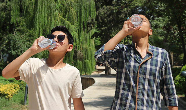 Şanlıurfa'da sıcak hava etkisini sürdürdü