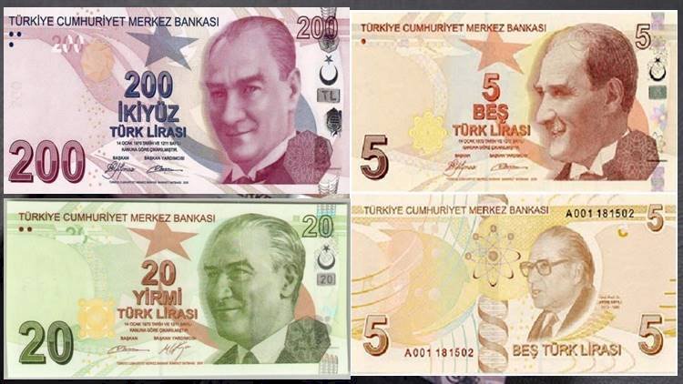 Merkez Bankası 200, 20 ve 5 TL Banknotlarda Değişikliğe Gidiyor