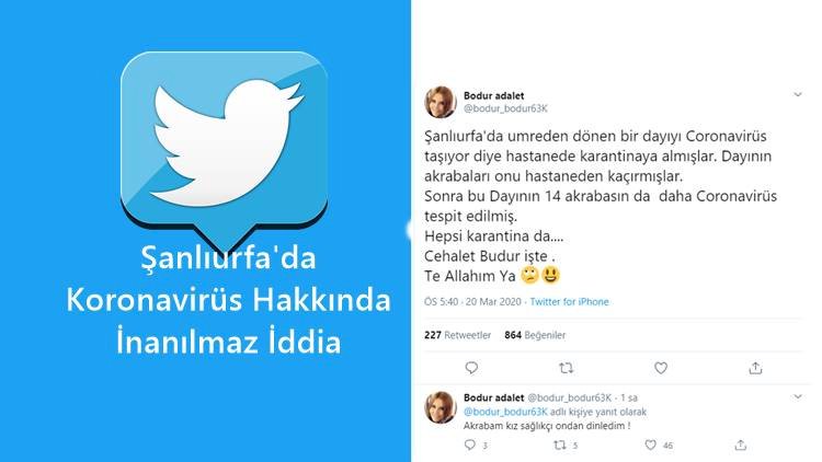 Şanlıurfa'da Hastaneden Kaçırılan Virüslü 14 Kişiye Daha bulaştırdı İddiası