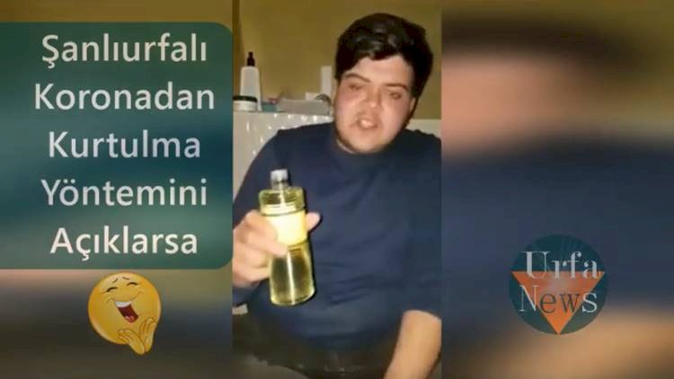 Şanlıurfalı Gencin Korona Virüsten Korunma Yöntemi