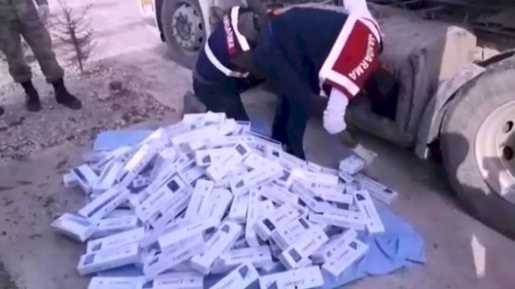 Şanlıurfa'da Yüklü Miktarda Gümrük Kaçağı Sigara Yakalandı 4 Gözaltı