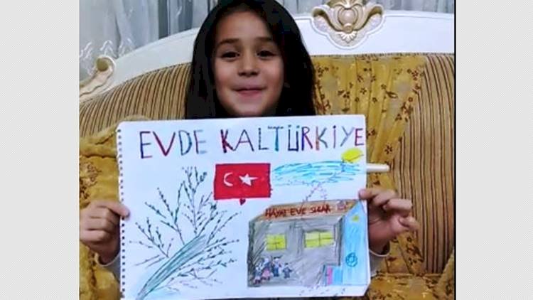 Suruçlu Çocuklar Büyüklerine Evde Kal Çağrısı Yaptı