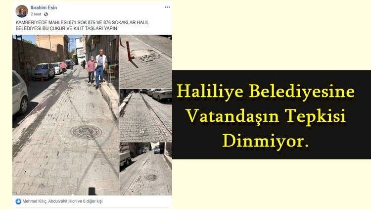 Haliliye Belediyesine sosyal medyadan davet gelin yapın