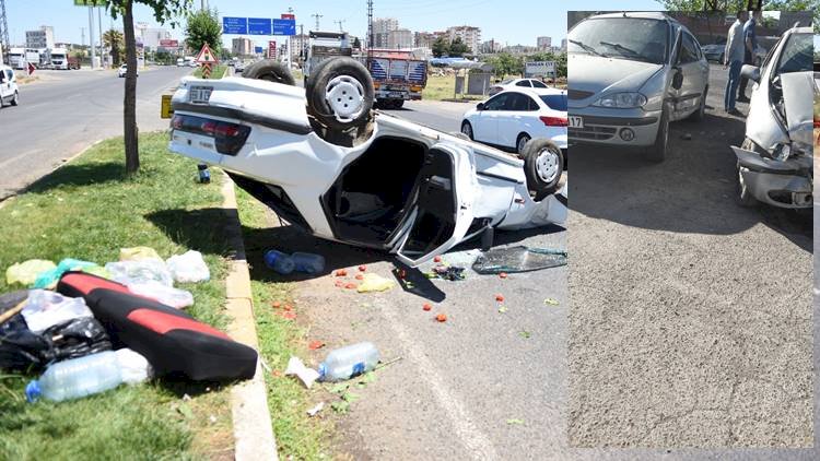 Siverek'te Meydana Gelen Trafik Kazalarında 6 Kişi Yaralandı