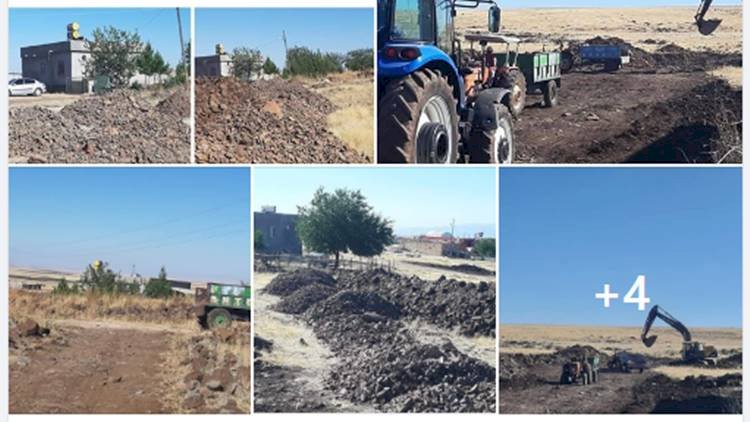 Belediyeden Ümidini Kesen Köylüler Yollarını Kendi İmkanlarıyla Yaptı