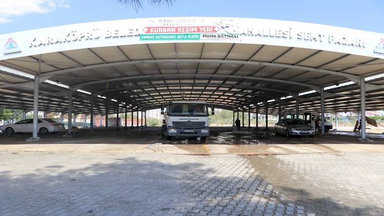 Şanlıurfa Karaköprü'de Kurban Kesim Yerleri Belirlendi