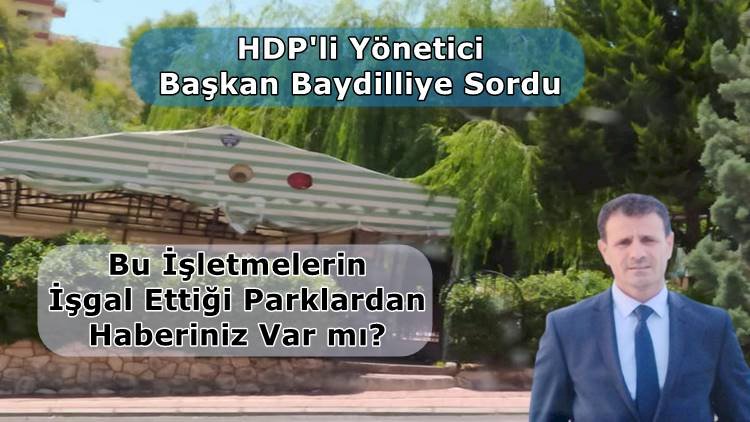 Karaköprü'de Büfe İçin Tahsis Edilen Alanlar Nasıl Restorana Dönüştü