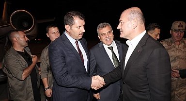 Bakan Soylu Şanlıurfa'dan ayrıldı