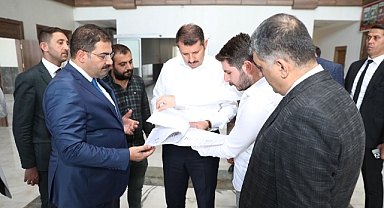 Haliliye'de devredilen binanın hastaneye dönüşümü başladı