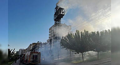 Karaköprü'de korkutan yangın