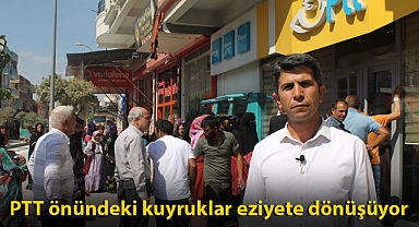 Özaslan, PTT önlerinde oluşan kuyruklar için 'eziyet' dedi
