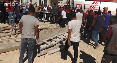 Şanlıurfa'da bir işçi göçük altında kaldı
