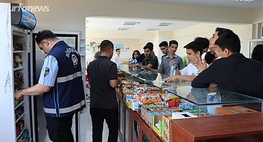 Şanlıurfa'da kantinler denetlendi: Ürünlere el konuldu