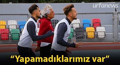 Şanlıurfaspor teknik direktörü Kılıç özeleştiri yaptı