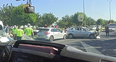 Akçakale yolunda zincirleme kaza