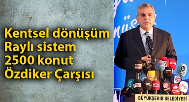 Beyazgül hangi projeleri açıkladı?
