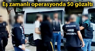 Şanlıurfa'da 19 şüpheli uyuşturucu satıcılığından tutuklandı