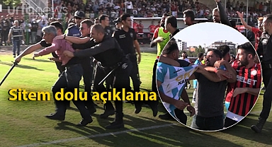 Şanlıurfa'da amatör ligi maçında arbede çıktı