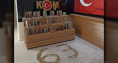 Şanlıurfa'da binlerce sahte altın ele geçirildi