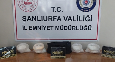 Şanlıurfa'da durdurulan araçta metafemtamin ele geçirildi