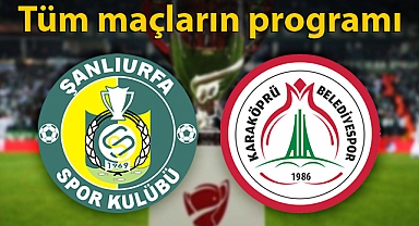 Şanlıurfa temsilcileri kupa maçına çıkıyor