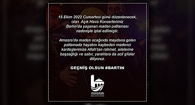 Viranşehir Belediyesi konserleri iptal ettiğini duyurdu