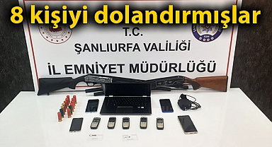 Şanlıurfa'da 4 kişi dolandırıcılık suçundan tutuklandı