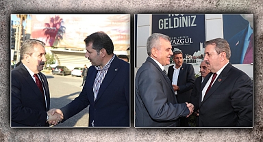 Destici'den Valih Ayhan ve Beyazgül'e ziyaret