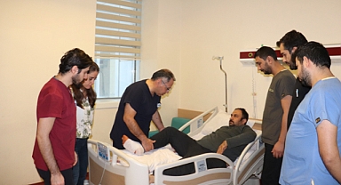 Kemik çürümesi bulunan hasta Şanlıurfa'da tedavi edildi