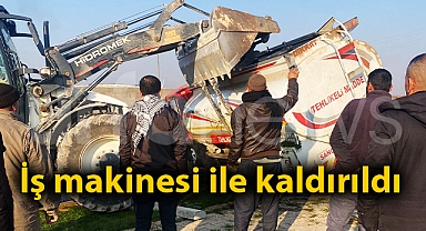 Şanlıurfa'da akaryakıt tankeri devrildi