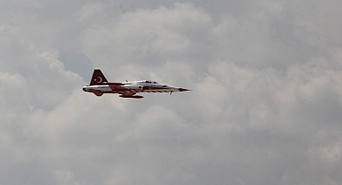 Türk Yıldızları jetine kuş çarptı: Pilot uçaktan atladı
