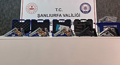 Urfa'da kaçak silah ticareti yaptıkları iddiasıyla iki kişi gözaltına alındı
