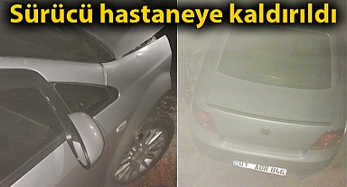 Yoğun sis altındaki Harran'da bir otomobil kanala uçtu
