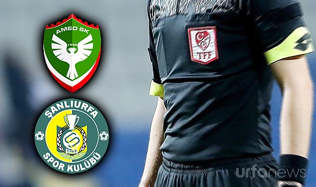 Amedspor - Şanlıurfaspor maçının hakemi belli oldu
