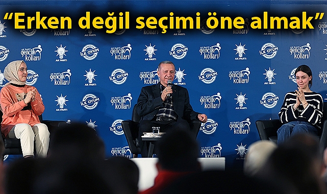 Erdoğan'dan seçim tarihi açıklaması