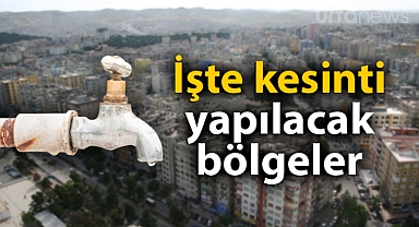 Haliliye'de su kesintisi yaşanacak mahalle sayısı 5'e yükseldi