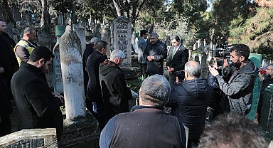 Kazancı Bedih mezarı başında anıldı