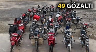 Şanlıurfa'da çok sayıda çalıntı motosiklet ele geçirildi