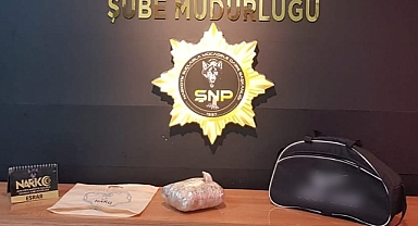 Şanlıurfa'da durdurulan yolcu otobüsünde esrar ele geçirildi
