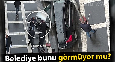 Şanlıurfa'da görme engelli vatandaşın zor anları
