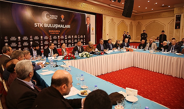 AK Partili Uygur Şanlıurfa&#039;da STK temsilcileriyle buluştu