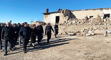 Canpolat depremden etkilenen kırsal mahallelerde