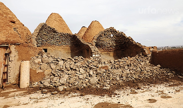 Deprem 300 yıllık Harran Kümbet Evlerini de yıktı