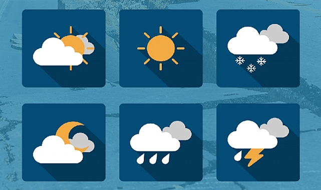 Deprem bölgesindeki 10 ilde hava durumu