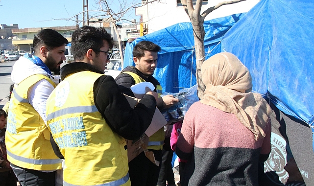 Haliliye Belediyesi depremzedeleri yalnız bırakmıyor