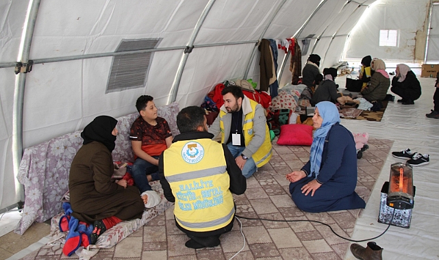 Haliliye Belediyesinden depremzedelere psikolojik destek