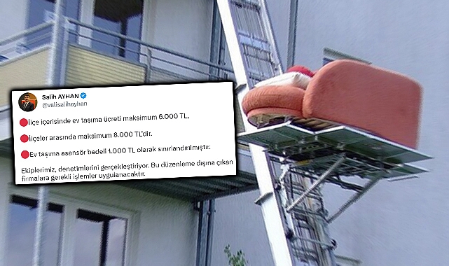 Şanlıurfa&#039;da ev taşıma ücretlerine sınırlama getirildi